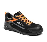 Sparco - Zapatillas Nitro Elfyn S3S DGR/FOR 42 - Ligereza Tipo Running - Resistente al Agua - Forro Transpirable 3D - Puntera Resistente a Impactos - Suela Antiestática PU - Talla 42 - Verde