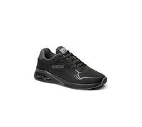 Sparco - Zapatillas S-Light - Suela De Phylon con Insertos De Goma - Pala De Ante con Malla Transpirable - Forro con Fibra De Café Antiolor Y Antibacteriano - Talla 38 - Negro/Gris
