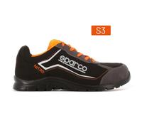 Sparco Zapatos De Seguridad Nitro Didier S3 SRC En Microfibra Negro/Gris