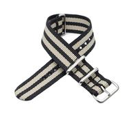 SpaRcz Correa de reloj Correa a rayas de nailon Liberación rápida Hombres Mujeres Pulsera de repuesto Pulsera, Color 21, 22mm