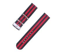 SpaRcz Correa de reloj Correa de nailon Pulsera universal 20-22mm, Color 1, 18mm