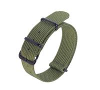 SpaRcz Correa de reloj Correas de nailon Hebilla de anillo Trenzado Propósito general 20-22mm, Color 3, 20mm