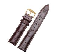 SpaRcz Correa de reloj de cuero genuino, hebilla de aguja Universal, cadena de reloj de piel de vaca para hombres y mujeres, 12-24mm, Color 2, 24mm