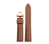 SpaRcz Correa de reloj de cuero genuino, pulsera de tejido liso, accesorios para hombres, 18-22mm, Color 2, 19mm