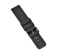 SpaRcz Correa de reloj de goma de 14-24mm, resistente al agua, deportes, accesorios de reloj de liberación rápida para hombres y mujeres, Negro, 22mm