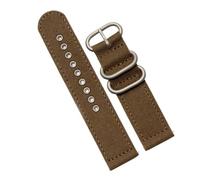SpaRcz Correa de reloj de lona de nailon de liberación rápida, correa de cuatro colores para hombres, 20-22mm, Color 2, 24mm