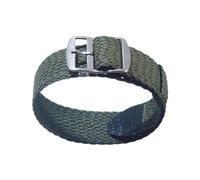 SpaRcz Correa de reloj de nailon de Color sólido, pulsera tejida de perlón, cinturón con hebilla tejida, negro, azul, 18-20mm, Verde, 20mm