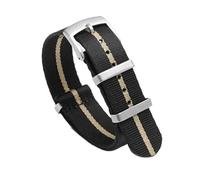 SpaRcz Correa de reloj de nailon militar, correa de lona para hombre, cinturón deportivo, pulsera de tela de 20-22mm, Color 2, 20mm