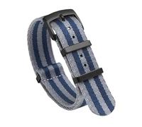SpaRcz Correa de reloj de nailon militar, correa de lona para hombre, cinturón deportivo, pulsera de tela de 20-22mm, color 13, 20mm