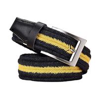 SpaRcz Hombres 3.3 cm Nylon Elástico Cinturón Casual Respirable Cinturón, color mezclado, 105 cm