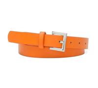 SpaRcz Mujer 2.3 cm Cuero sintético salvaje Cinturón Moda vestido Cinturón, Naranja, 106 cm
