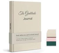 Spardar Diario de Gratitud, Diario de Mindfulness sin Fecha para Mayor Felicidad, Motivación y Satisfacción, Perfecto para la Oficina y la Universidad (Blanco)