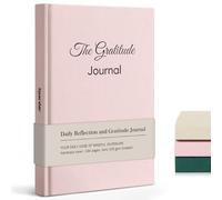 Spardar Diario de Gratitud, Diario de Mindfulness sin Fecha para Mayor Felicidad, Motivación y Satisfacción, Perfecto para la Oficina y la Universidad (Rosa)