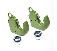 Spare Parts Holland - Juego de Enganches Rápidos Cat 2S para Soldar, Acoplamiento Rápido con Bola Inferior | Kit de 2 Unidades | Compatible con Tractores hasta 66 kW/90 CV | Sin Posición Flotante