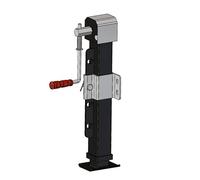 Spare Parts Holland Pie de apoyo con engranaje para remolque, soporte para remolque (5000 kg)