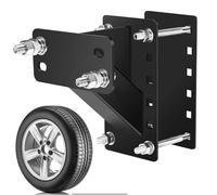 Spare Tire Mount - Carbon Steel Heavy Duty Tyre Bracket for Trailer Storage | Powder Coated Steel with Bolt On Design, Secure Tire Holder for Travel Towing Transport Vehicle Road Trip