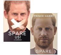 Spare Us A Harrody By Bruno Vincent & Spare By Prince Harry The Duke of Sussex 2 Books Collection Set