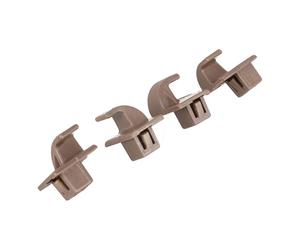 sparefixd Adecuado para 4 soportes de estante de horno microondas Bosch