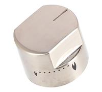 sparefixd Adecuado para estufas, placa de cocina, interruptor de control plateado, cocina de ley