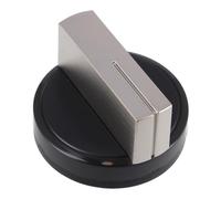 sparefixd Adecuado para interruptor de control de cocina de gas Bosch, color plateado y negro