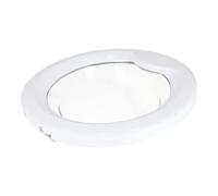 sparefixd Adecuado para lavadora Beko, cristal blanco de puerta y mango de marco y