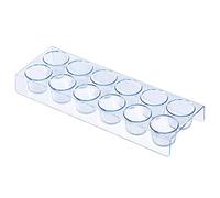 sparefixd Bandeja de huevos para nevera y congelador, 12 huevos, 280 x 95 mm para INDESIT