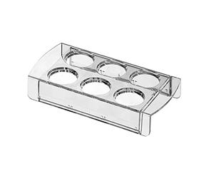 sparefixd Bandeja para 6 huevos de 177 x 90 x 25 mm para frigorífico y congelador Siemens