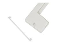 sparefixd Borde frontal de estante blanco de 461 mm para frigorífico y congelador Zanussi