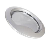 sparefixd Compatible con marco de puerta plateado Indesit y lavadora de cristal IWDC6125S (Reino Unido)