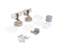 sparefixd Kit de bisagras de puerta adecuado para lavadora Indesit
