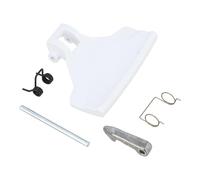 sparefixd Kit de manija de puerta blanca para lavadora Zanussi ZWF ZWG ZWH