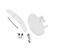 sparefixd Kit de pestillo de manija de puerta blanca para adaptarse a lavadora Zanussi