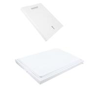 sparefixd Tapa frontal para puerta de compartimento de congelador para frigorífico y congelador Zanussi