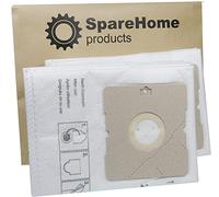 SpareHome® 10 Bolsas de alto rendimiento + 2 microfiltros compatible con aspiradores Nilfisk Bravo