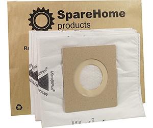 SpareHome® 10 Bolsas H81 de alta filtración + 2 microfiltros reemplazo para aspiradores Hoover Telios Extra, TX50PET, TX50 , TX60PET