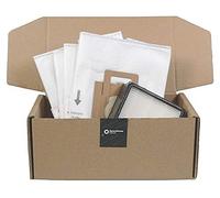 SpareHome® 4 Bolsas alta filtración + 1 Filtro Hepa reemplazo para aspiradores Nilfisk King Series