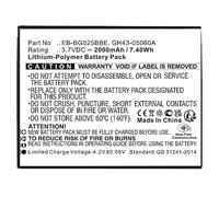 Sparepart: CoreParts Battery for Samsung Mobile, Smartphone 7.40Wh Li-Pol 3.7V, EB-BG525BBE,GH43-05060A (Smartphone 7.40Wh Li-Pol 3.7V 2000mAh)