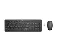 Sparepart: HP Wireless Keyboard Mouse EUR 230, Full-Size (100%), RF, W126262576 (230, Full-Size (100%), RF Wireless, Mechanical, QWERTY, Black, Mouse Included)