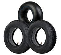 SPARES2GO 3.50 x 8 Neumático Rueda Carretilla Scooter Carro Remolque Carro x 2 Cámara de aire x 3