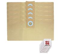 SPARES2GO 5 Bolsas de Polvo compatible con Titan 16L 20L 30L 40L Aspiradora + Pestañas Ambientadoras