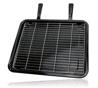 SPARES2GO Bandeja y Rejilla Grande para Hornear con Asas Extraíbles Apta compatible con Neff Horno
