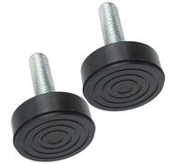 SPARES2GO Base De Tornillo Ajustable Para Frigorífico y Congelador Universal (paquete de 2, rosca de 8 mm)