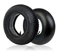 SPARES2GO Carretilla neumática de 3,50 x 8 pulgadas, 2 unidades, color negro