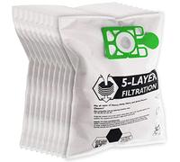 SPARES2GO Cloth Hoover Bags for Numatic Henry Hetty Vacuum Cleaners (Pack of 10)