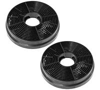 SPARES2GO Filtro de carbón activo compatible con campana extractora CIARRA CBCB6 CBCB9 CBCS6 CBCS9 (paquete de 2)