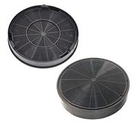 SPARES2GO Filtros de Carbono Antiolor compatible con Rangemaster Campana de Ventilación (200 x 28 mm, Paquete de 2)