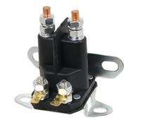 SPARES2GO Interruptor de arranque solenoide de 4 polos, relé para Castel Garden, compatible con cortacésped Mountfield, tractor cortacésped