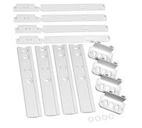 SPARES2GO Montaje deslizante para puerta de refrigerador integrado compatible con Lamona. Compatible con Howdens el kit de fijación (paquete de 4).