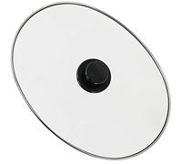 Spares2go - Tapa de cristal ovalada grande y mango de pomo Morphy Richards 6,5 L ollas lentas