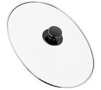 SPARES2GO Tapa de vidrio ovalada grande universal con manija y perilla para ollas de cocción lenta de 5,5 l, 6 l y 6,5 l
